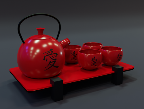 Japanese tea set preview image